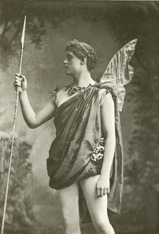 Pan Otto Stuart jako Oberon (grawiura) autorstwa English Photographer