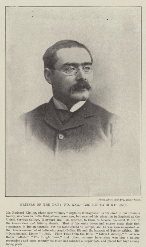 Pan Rudyard Kipling autorstwa English Photographer