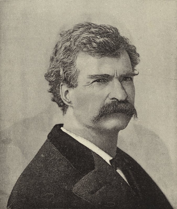 Pan Samuel Clemens (Mark Twain) autorstwa English Photographer