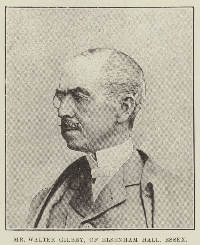 pan Walter Gilbey z Elsenham Hall, Essex autorstwa English Photographer