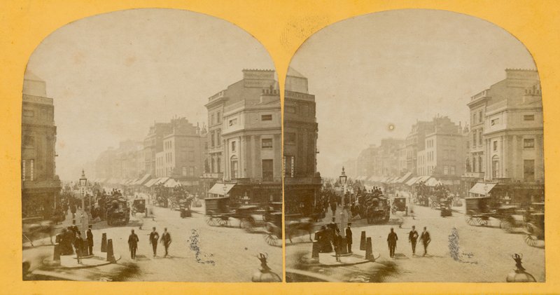 Oxford Street, Regent Circus, Londyn autorstwa English Photographer