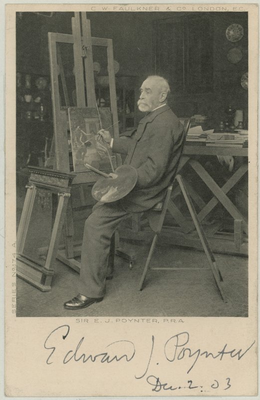 Portret Sir Edwarda J Poyntera autorstwa English Photographer