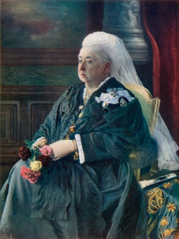 królowa Wiktoria autorstwa English Photographer