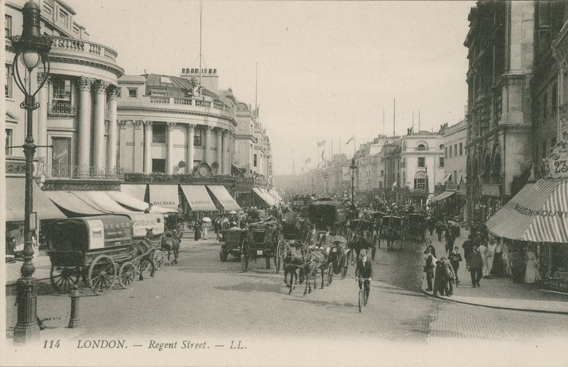 Regent Street, Londyn autorstwa English Photographer