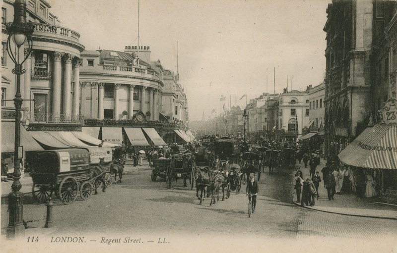 Regent Street, Londyn autorstwa English Photographer