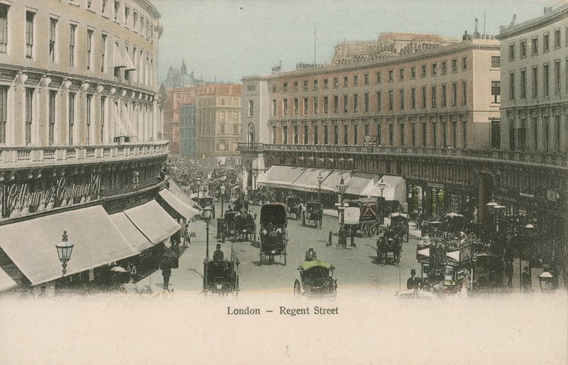 Regent Street, Londyn autorstwa English Photographer