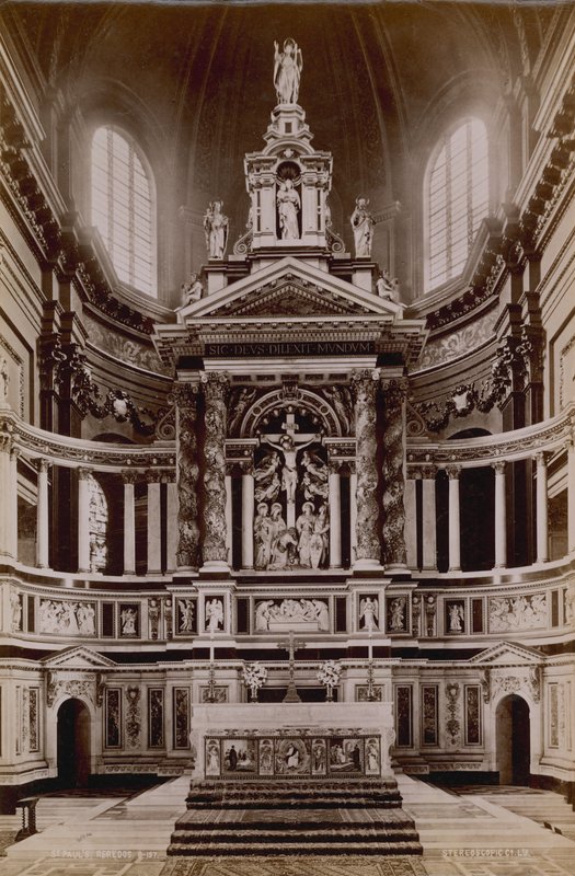 Reredos w katedrze św. Pawła autorstwa English Photographer