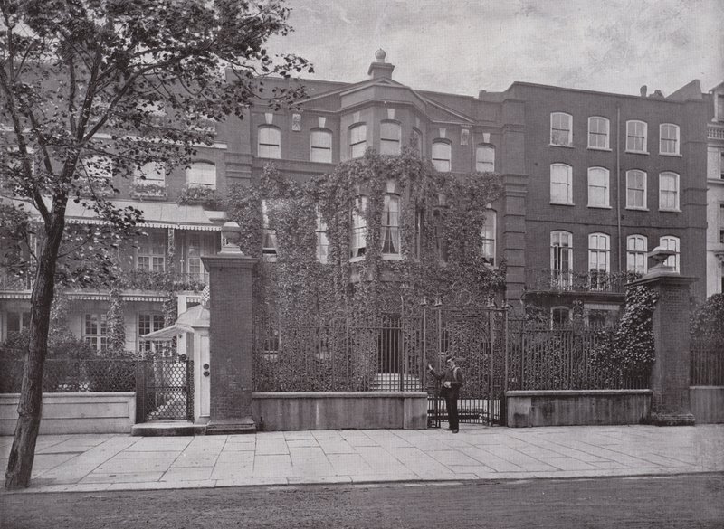 Dom Rossettis w Cheyne Walk, Chelsea autorstwa English Photographer