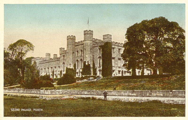 Scone Palace, Perth, Szkocja (kolorowe zdjęcie) autorstwa English Photographer