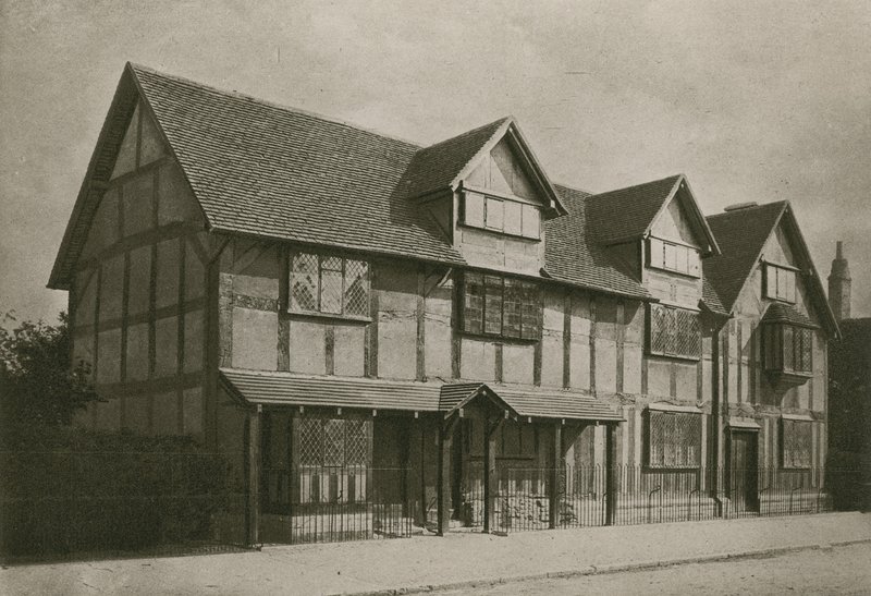 Dom Szekspira, Stratford-on-Avon autorstwa English Photographer