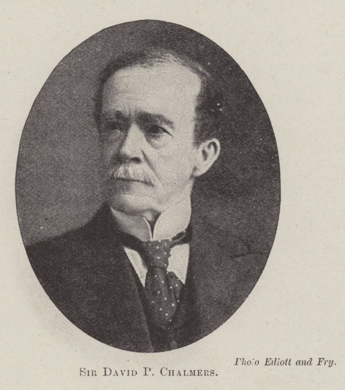 Sir David P. Chalmers autorstwa English Photographer