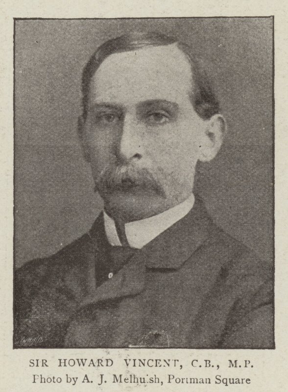 Sir Howard Vincent, CB, MP autorstwa English Photographer