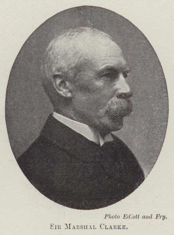 Sir marszałek Clarke autorstwa English Photographer