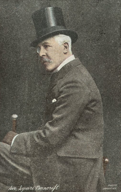 Sir Squire Bancroft (zdjęcie kolorowe) autorstwa English Photographer
