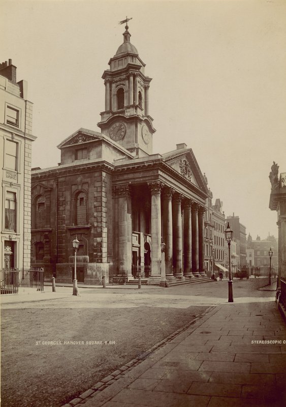 Kościół św. Jerzego na Hanover Square autorstwa English Photographer