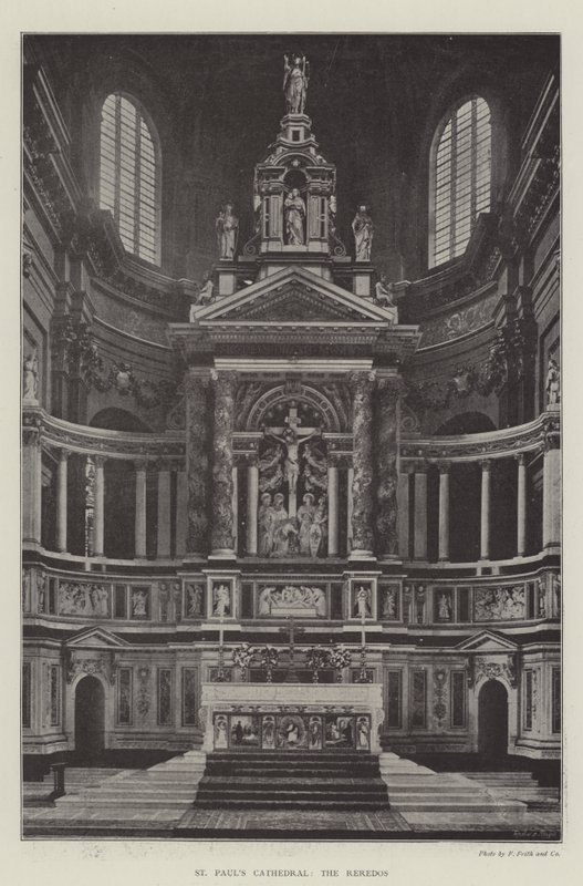 Katedra św. Pawła, Reredos autorstwa English Photographer