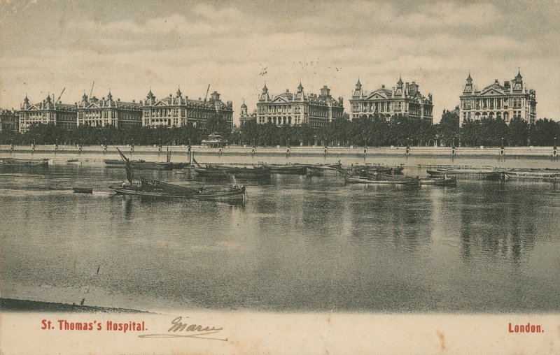 Szpital St Thomass, Londyn autorstwa English Photographer