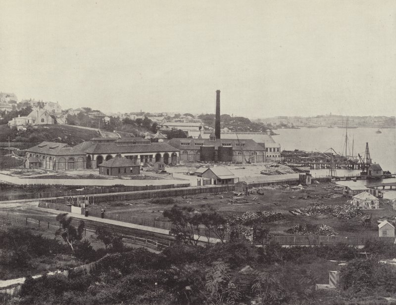 Sunlight Soap Companys Works, niedaleko Sydney autorstwa English Photographer