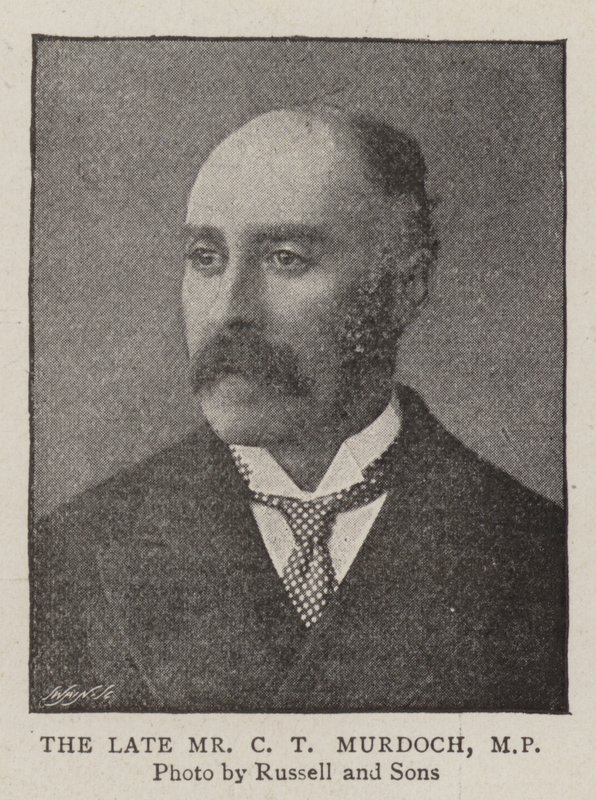 Zmarły pan C T Murdoch, MP autorstwa English Photographer