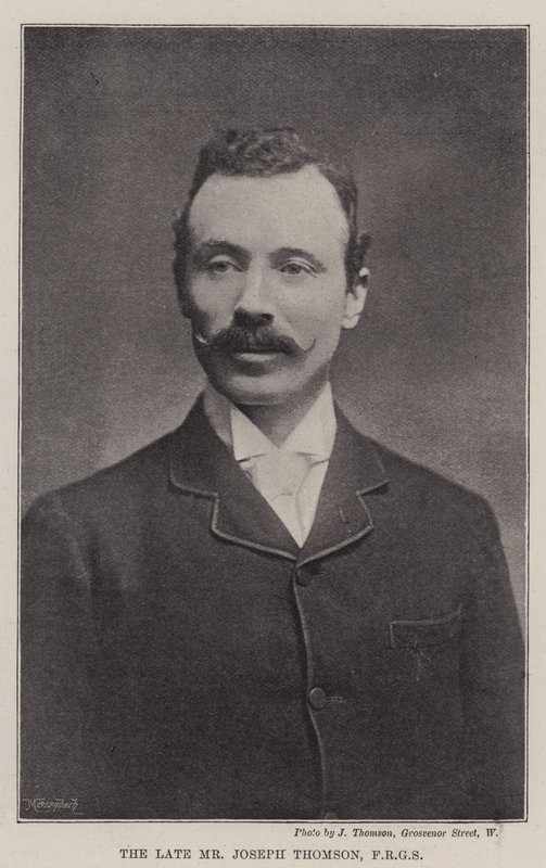 Zmarły pan Joseph Thomson, FRGS autorstwa English Photographer