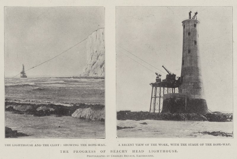 Postęp latarni Beachy Head autorstwa English Photographer