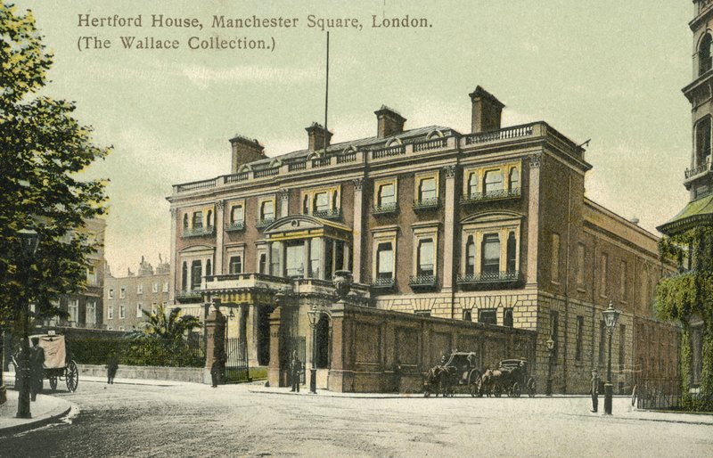 The Wallace Collection, Manchester Square (kolorowe zdjęcie) autorstwa English Photographer