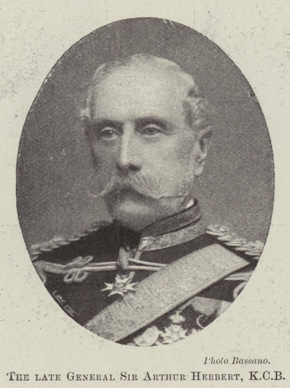 Nieżyjący już generał Sir Arthur Herbert, KCB autorstwa English Photographer