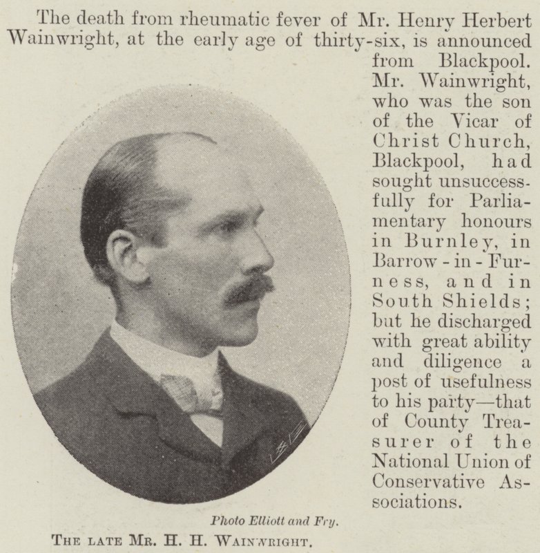 Nieżyjący Pan H H Wainwright autorstwa English Photographer
