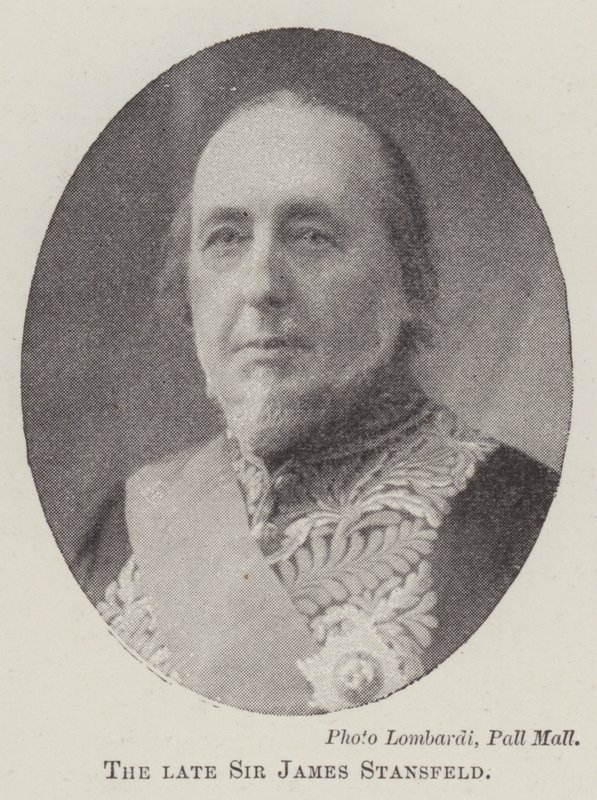 Nieżyjący już sir James Stansfeld autorstwa English Photographer