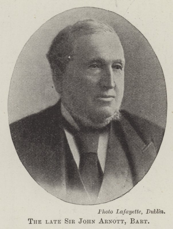 Nieżyjący już Sir John Arnott, Baronet autorstwa English Photographer