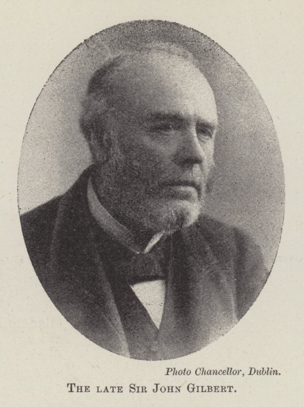 Nieżyjący sir John Gilbert autorstwa English Photographer
