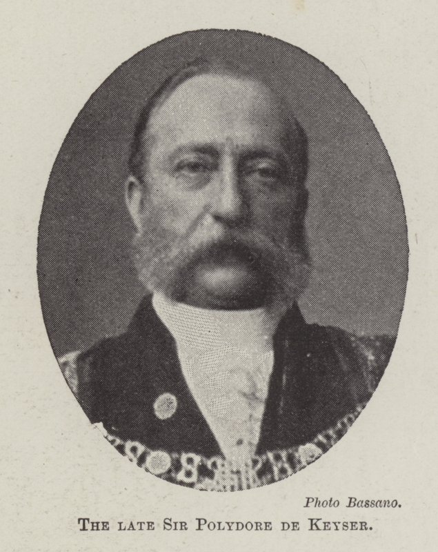 Nieżyjący już Sir Polydore de Keyser autorstwa English Photographer