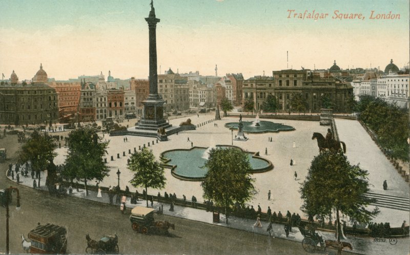 Trafalgar Square, Londyn autorstwa English Photographer