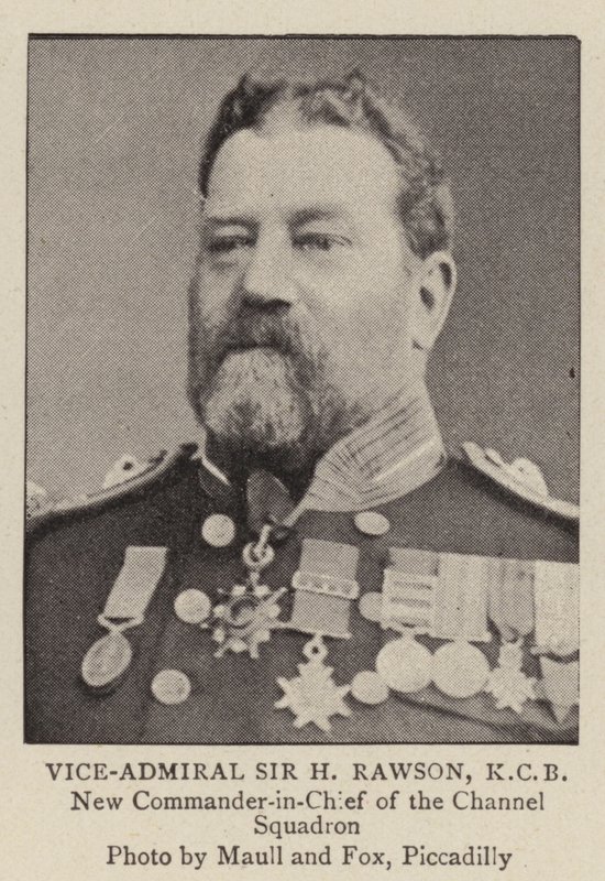 Wiceadmirał Sir H Rawson, KCB autorstwa English Photographer