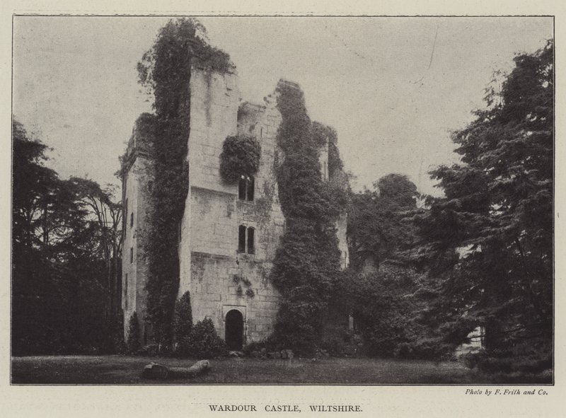 Zamek Wardour, Wiltshire autorstwa English Photographer