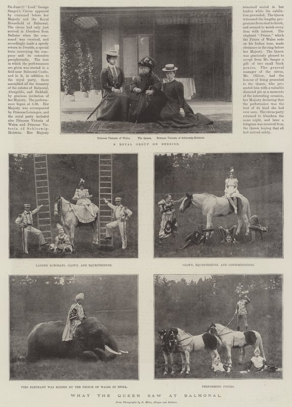 Co widziała królowa w Balmoral autorstwa English Photographer