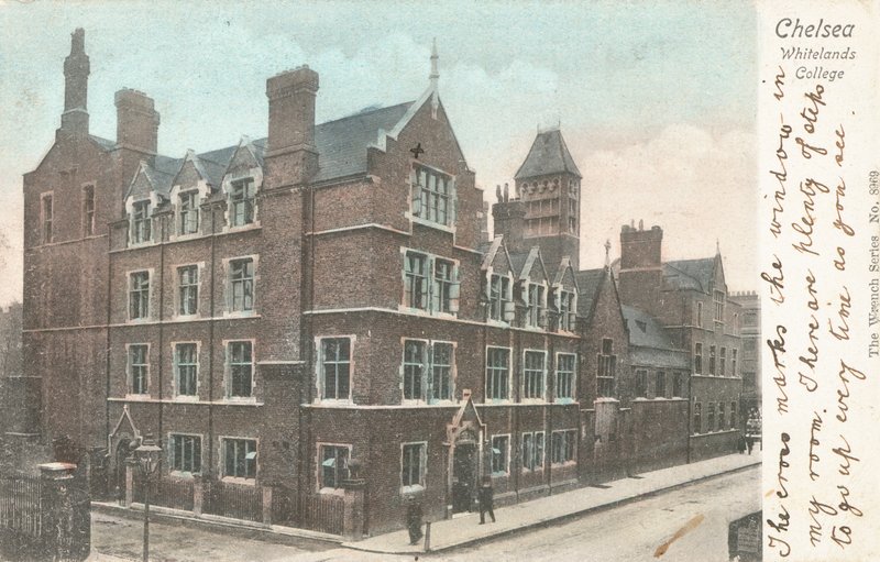 Whitelands College w Chelsea (kolorowe zdjęcie) autorstwa English Photographer