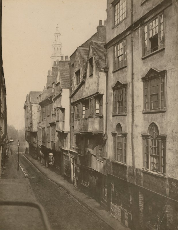 Wych Street, strona południowa, patrząc na wschód, Londyn autorstwa English Photographer