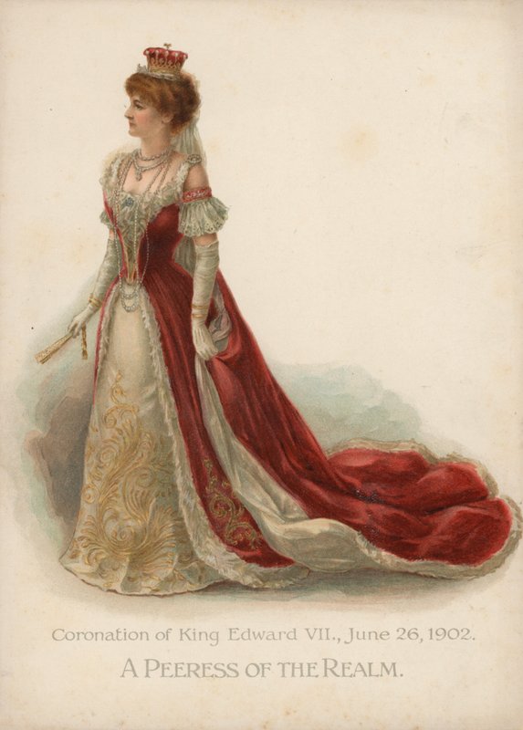 Peeress of the Realm (chromolitho) autorstwa English School