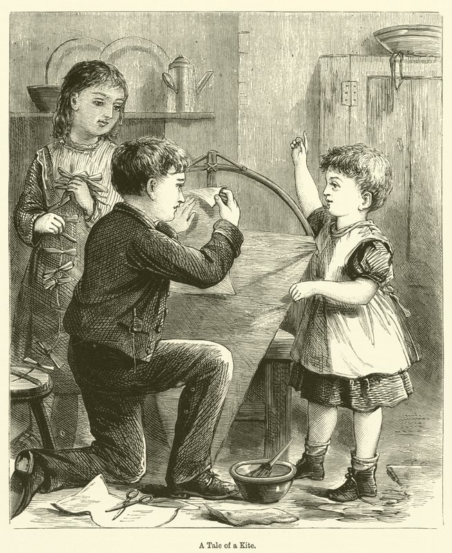 Opowieść o latawcu (grafika) autorstwa English School