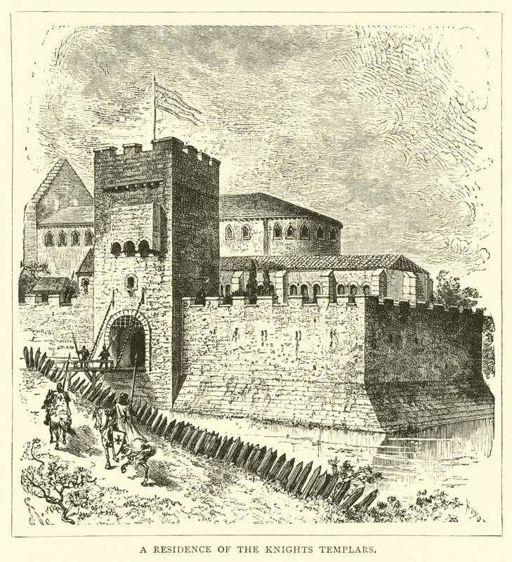 Rezydencja templariuszy autorstwa English School