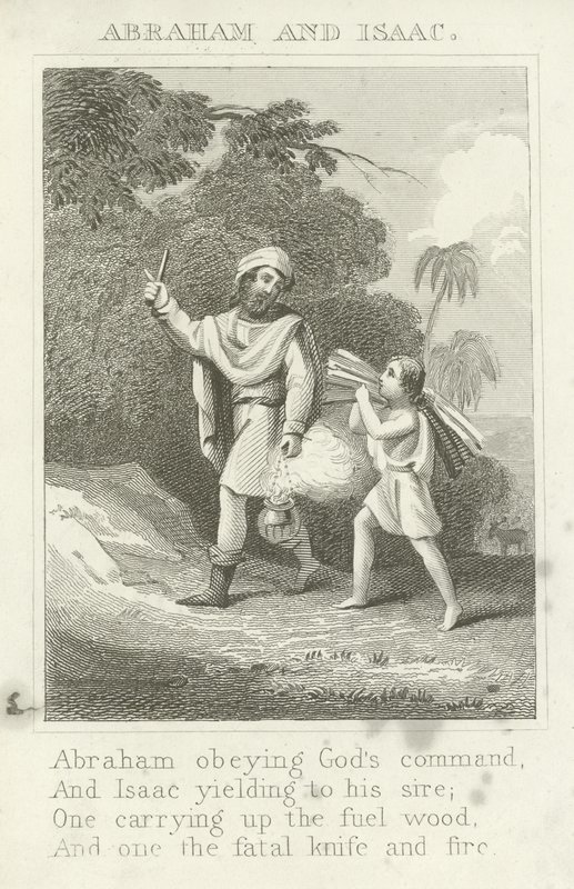 Abraham i Izaak autorstwa English School