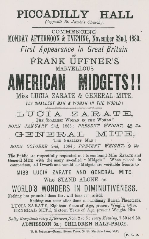 Reklama dla Franka Uffnersa American Midgets autorstwa English School
