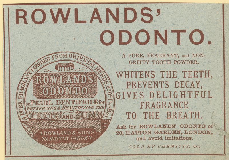 Reklama dla Rowlands Odonto autorstwa English School