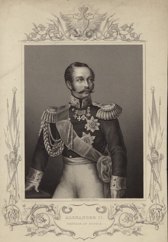 Aleksander II Rosji autorstwa English School