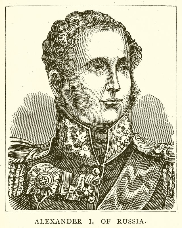 Aleksander I z Rosji autorstwa English School