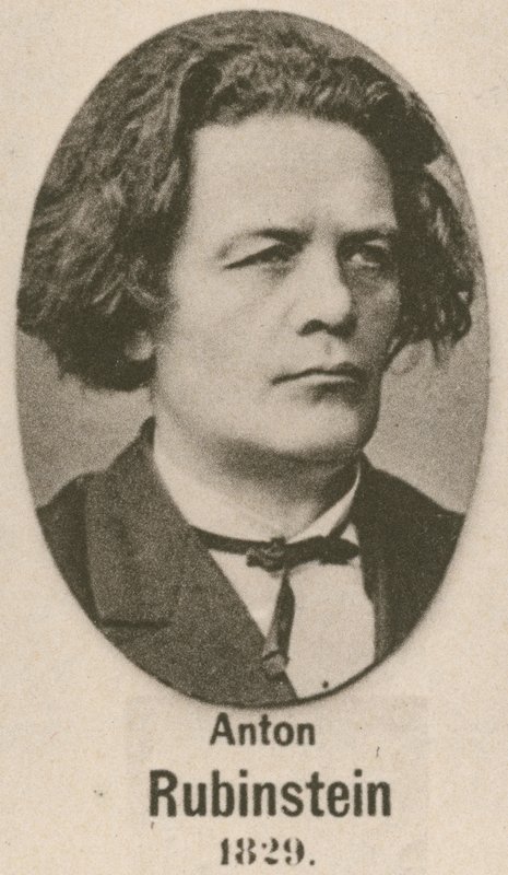 Anton Rubinstein (grawiura) autorstwa English School