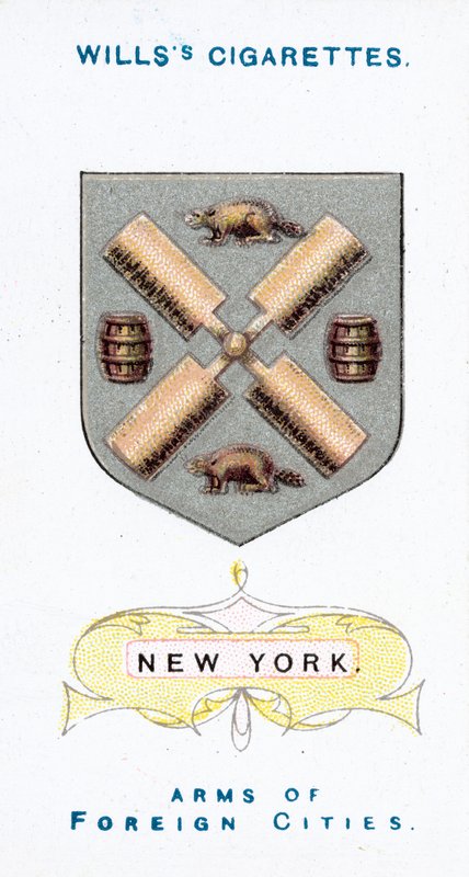 Ramiona Nowego Jorku (chromolitho) autorstwa English School