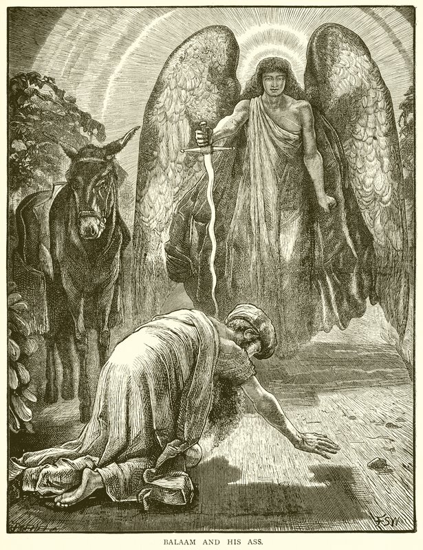 Balaam i jego tyłek autorstwa English School