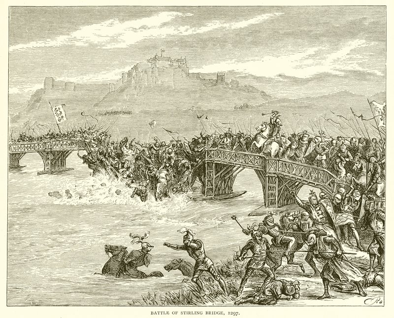 Bitwa pod Stirling Bridge, 1297 autorstwa English School